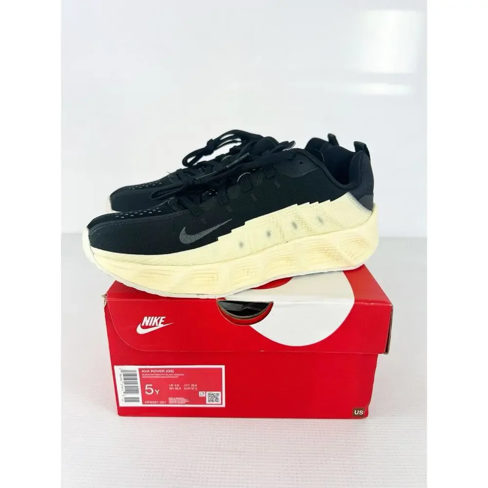 Nike Ava Rover GS Black Anthracite Sequoia Beige Sneaker Big Kids 5Y HF6331 New